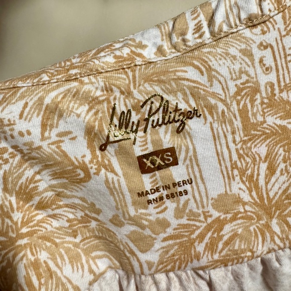 Lilly Pulitzer Dev Dress - Sand Bar Palm Beach Paradise (Size XXS) - Picture 5 of 7